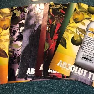 ABSOLUT Vodka vintage print ads